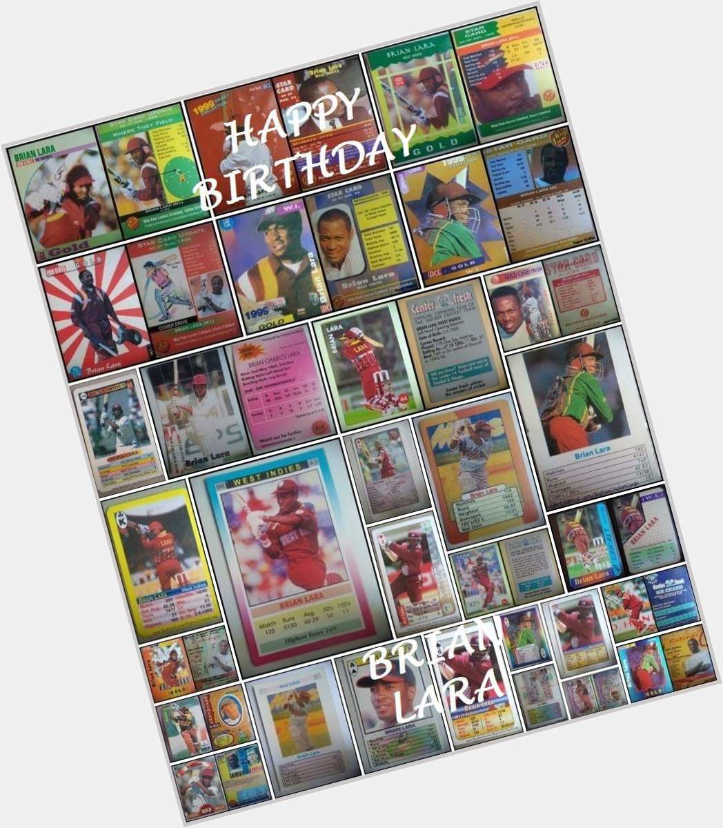 Happy Birthday Brian Lara    