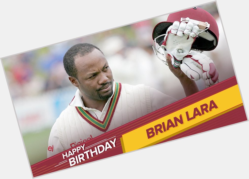Highest Individual Run Scorer In Test Cricket (400*)

Happy Birthday Brian Lara 