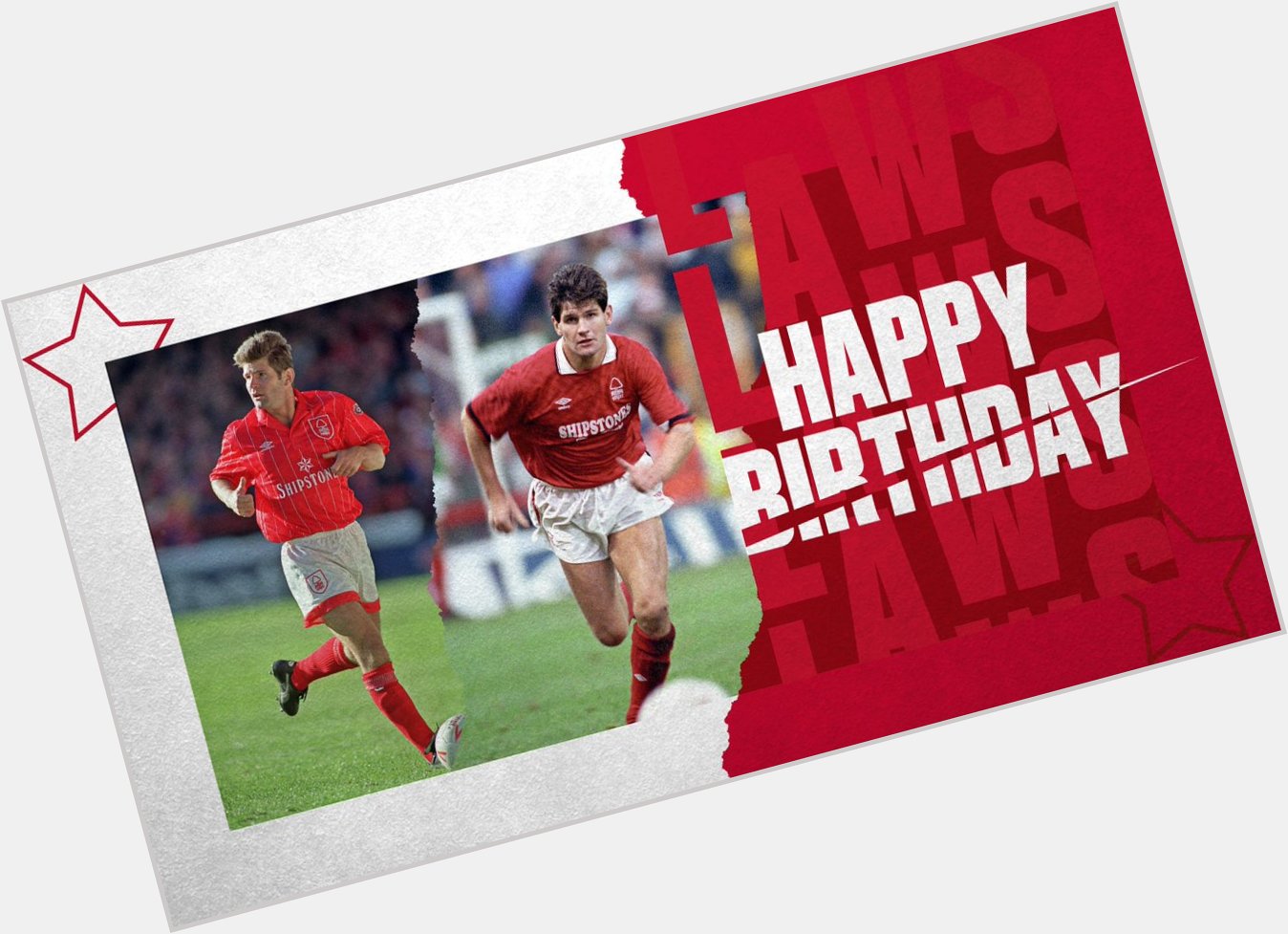  Happy birthday to former Reds defender Brian Laws! 