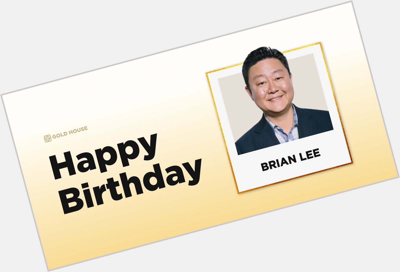 Happy Birthday, Brian Lee! 