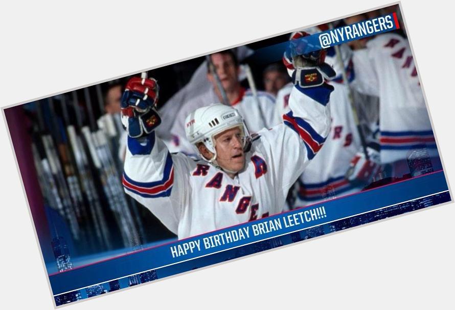 Happy Birthday to one of the best Rangers of all time Brian Leetch!!!!! 