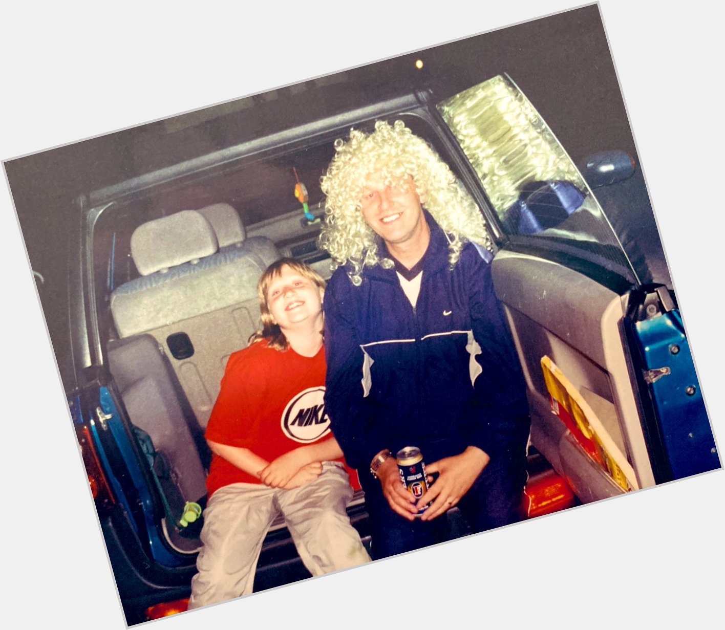 Happy Birthday Dad! Throwback to your blonde Brian May days... 