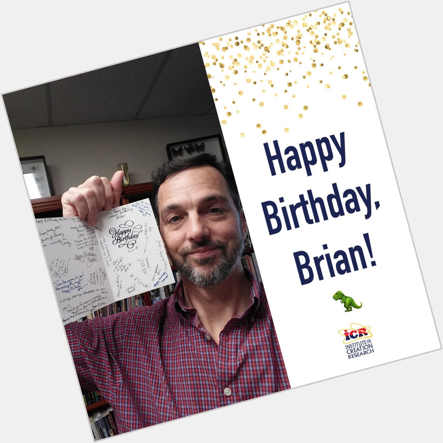 Happy birthday, Dr. Brian Thomas!   Follow Dr. Thomas at and share a birthday greeting or dino GIF! 