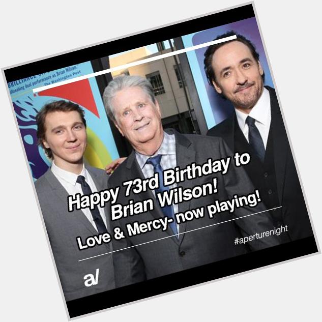A special happy 73rd birthday to Brian Wilson, music legend and subject of ! 
