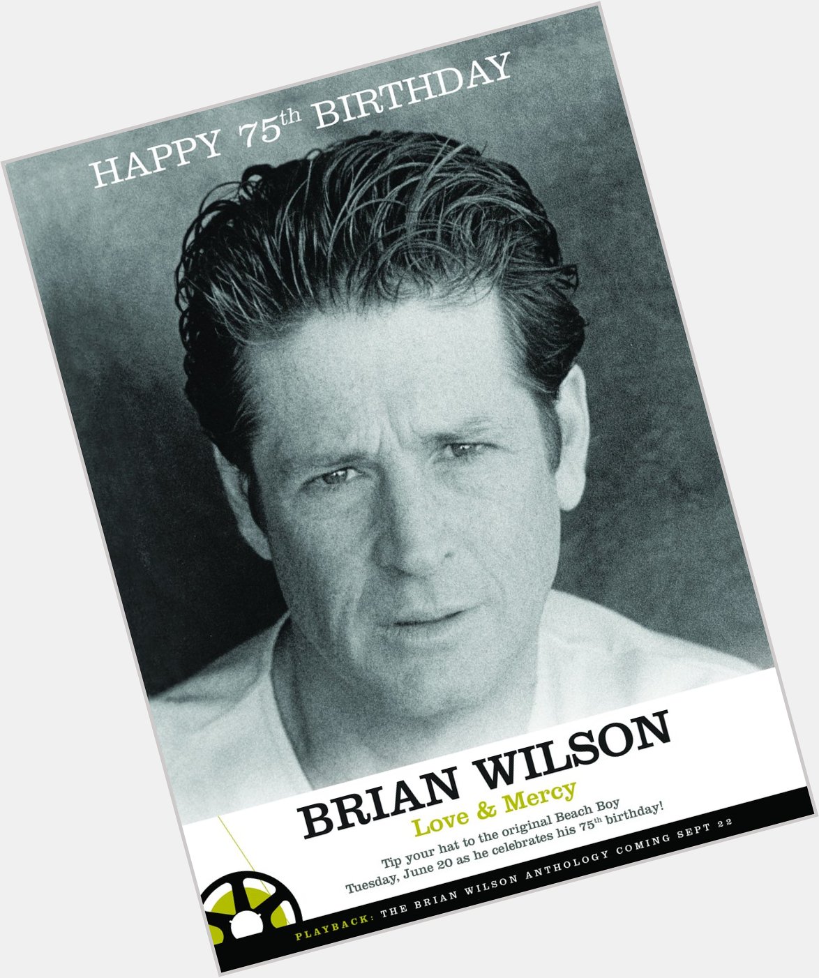Happy 75th Birthday Brian Wilson!  