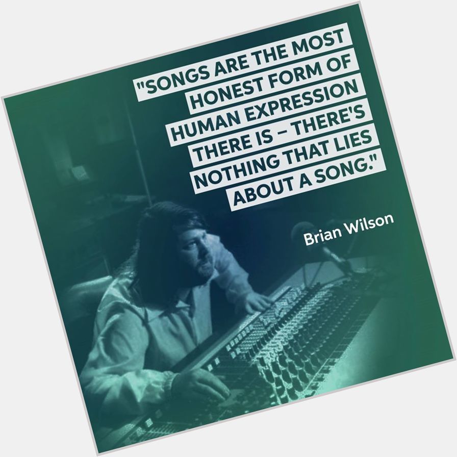  Happy birthday to the unorthadox and innovative cofounder of Brian Wilson! 