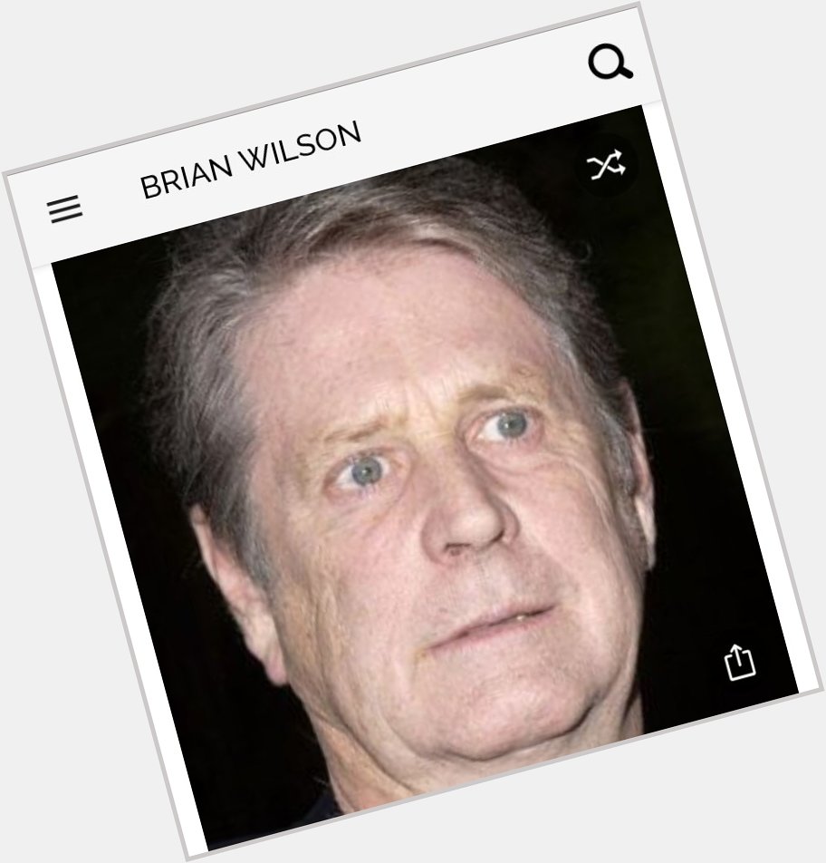 Happy birthday to this great singer who needs little introduction.  Happy birthday to Brian Wilson 