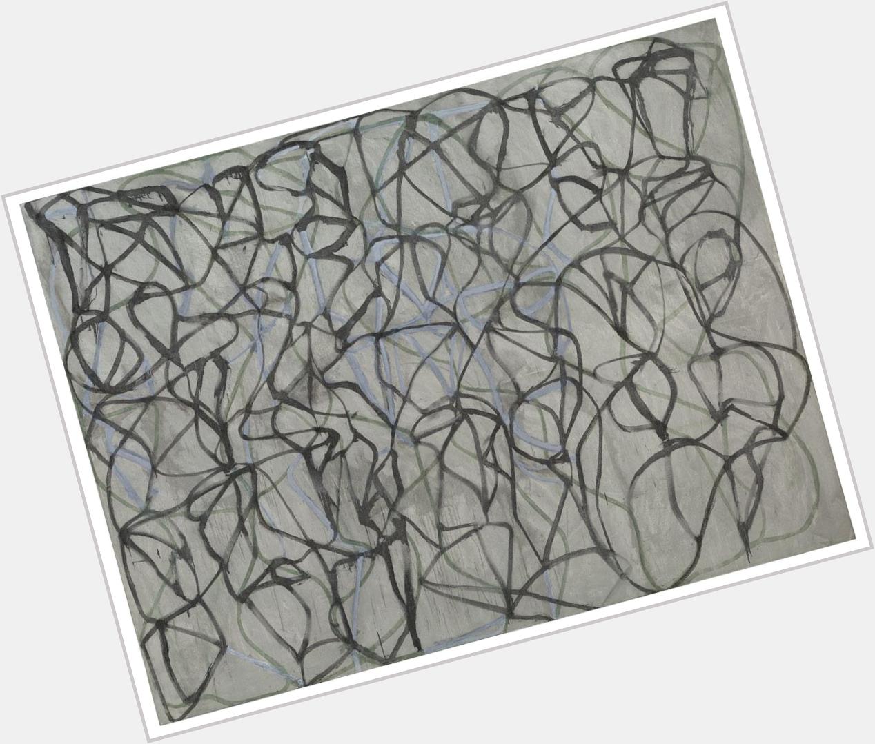 Happy Birthday to Brice Marden, born in 1938! \"Cold Mountain 2,\" (1989-91) is on view in \"At the Hub of Things.\" 