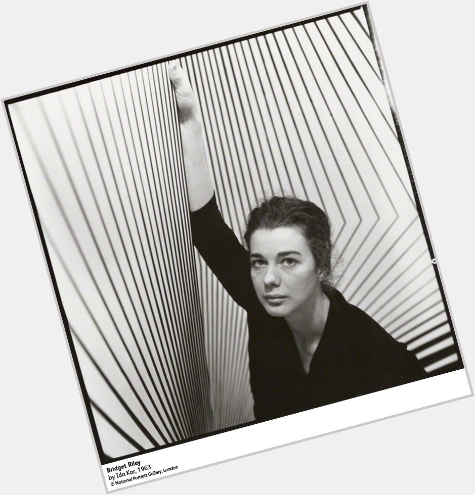 \"I work with nature, although in completely new terms.\"
Happy birthday Bridget Riley!  