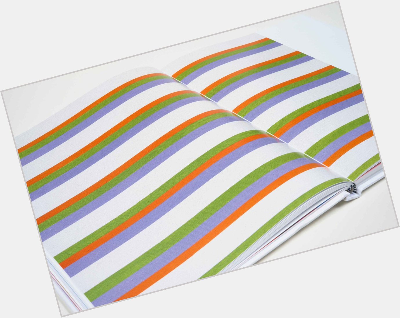 Wishing a happy birthday w/ \The Stripe Paintings\ published in 2014  