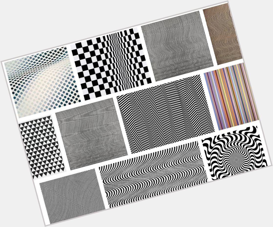 Happy Birthday Bridget Riley. This artist was at the forefront of Op art. You\ve seen her work before, right?:-) 