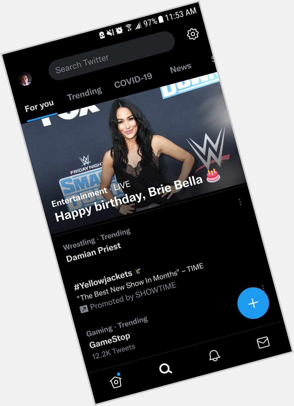 I guess message forgot Brie Bella has a twin sister named Nikki. Happy birthday to the 