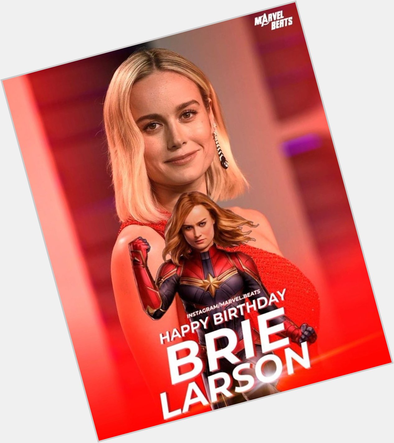 Happy birthday Brie Larson! to our       