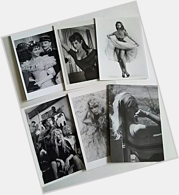 Happy Birthday  Brigitte Bardot 30          postcard B B              