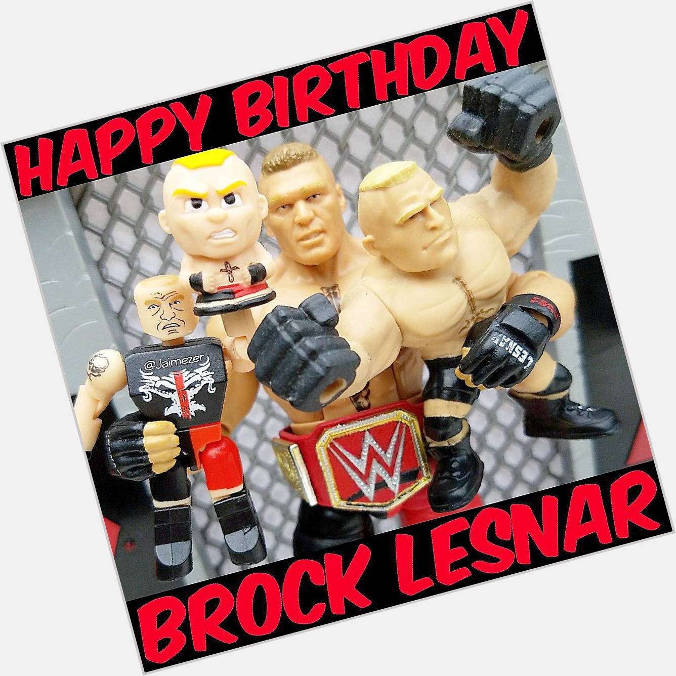 Happy Birthday to the Universal Champion, the Beast Incarnate, BROCK LESNAR! 