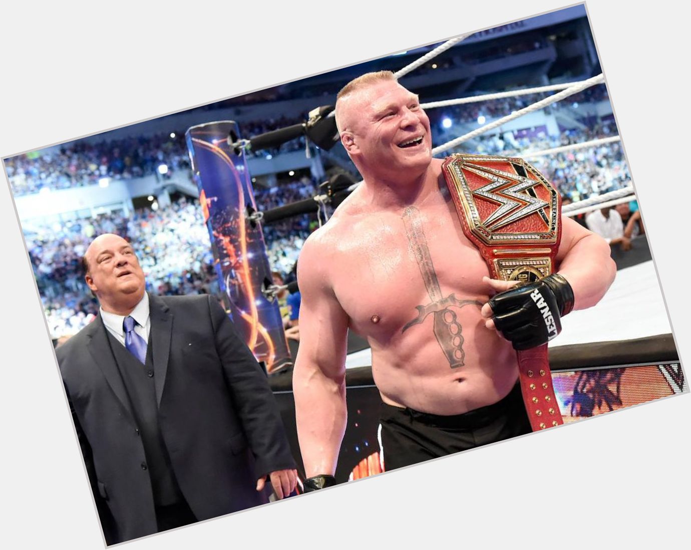 Happy birthday to Universal champion and former champion Brock Lesnar! 