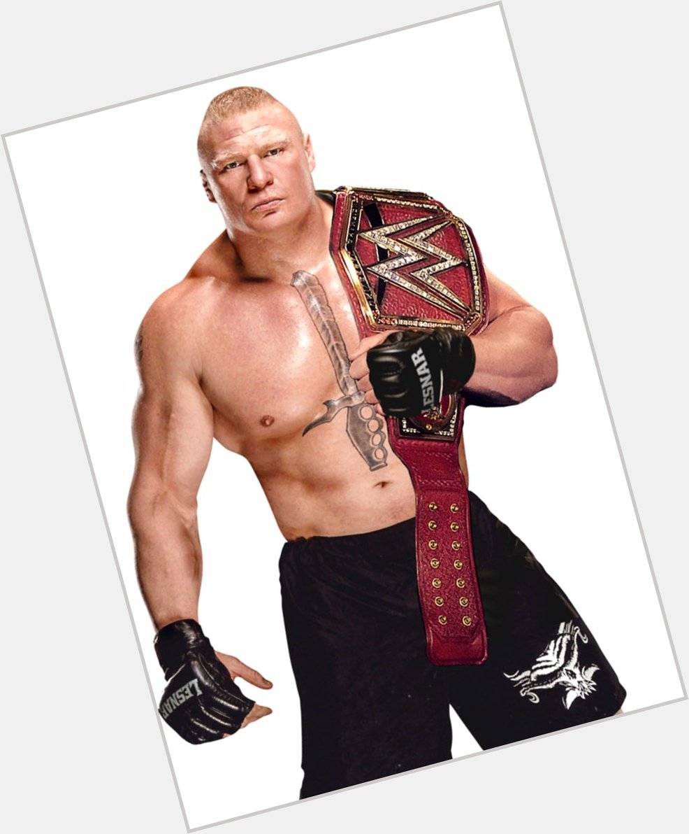 Happy 41st Birthday to \"The Beast\" Brock Lesnar!!     