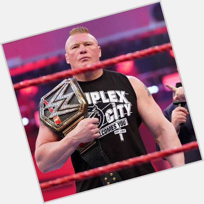 HAPPY 44TH BIRTHDAY TO THE BEAST IN CARANTE.......
BROCK LESNAR 