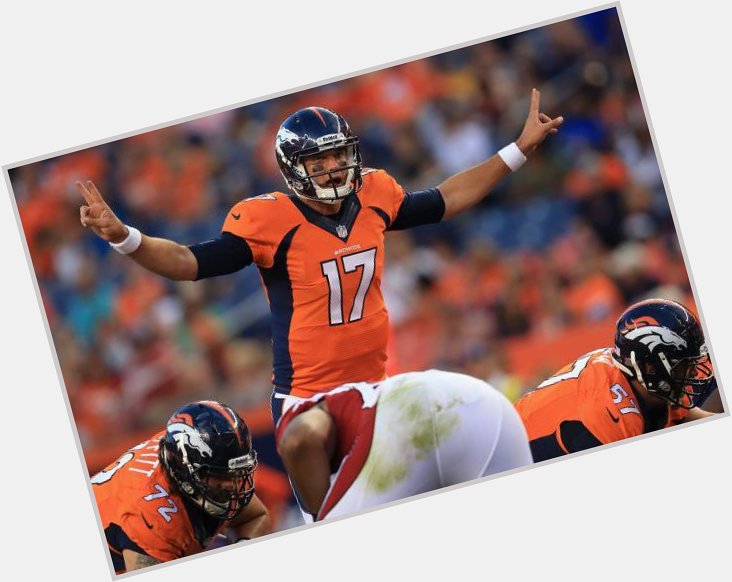 Happy birthday S/O to my dude Brock Osweiler who happens to making his first NFL start today. Let\s go Broncos!!    