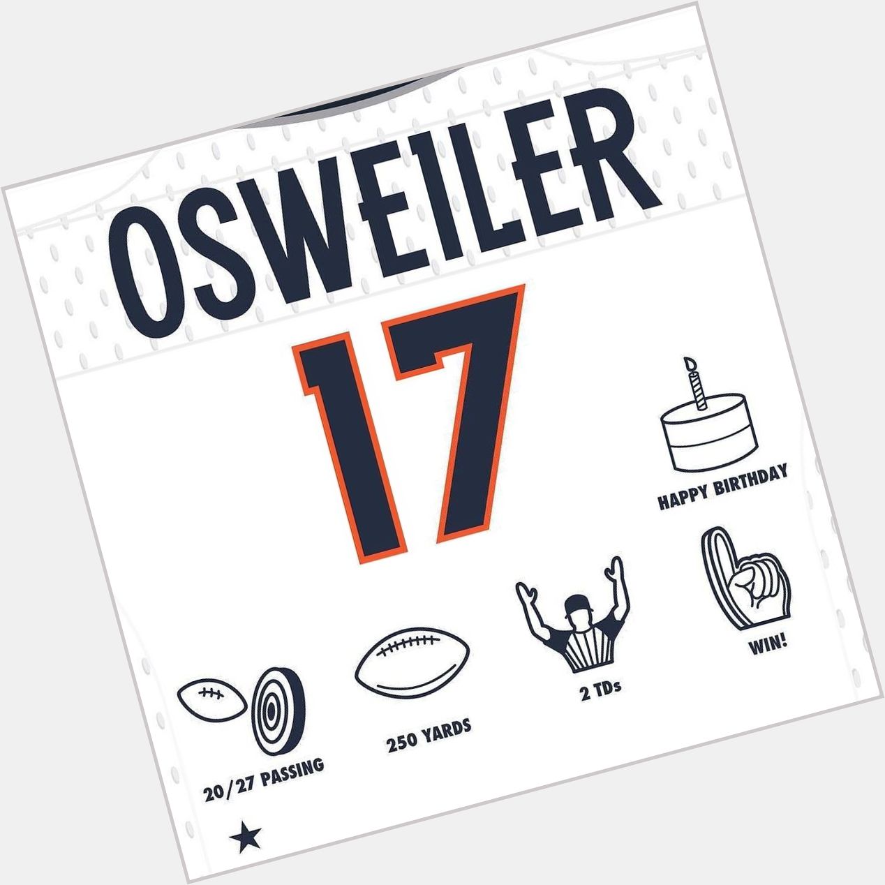 Have a HAPPY BIRTHDAY, Brock Osweiler! by nfl  