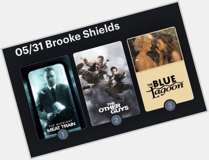Hoy cumple años la actriz Brooke Shields (56) Happy birthday ! Aquí mi miniRanking: 