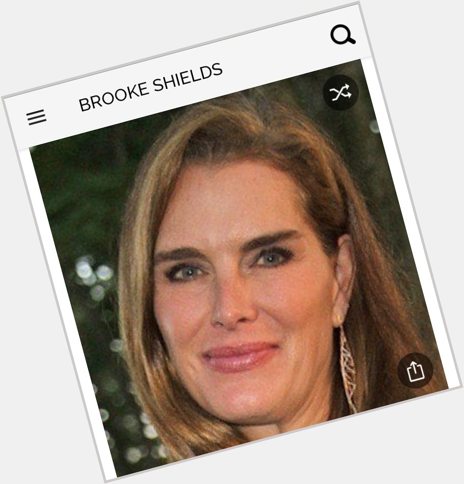 Happy birthday to this great actress. Happy birthday to Brooke Shields 