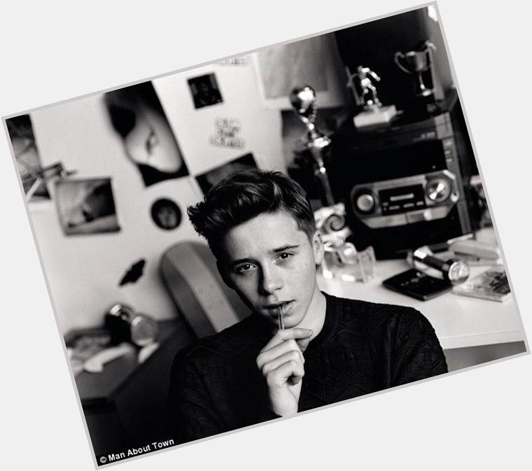 Happy bday Brooklyn Beckham. Were now the same age    