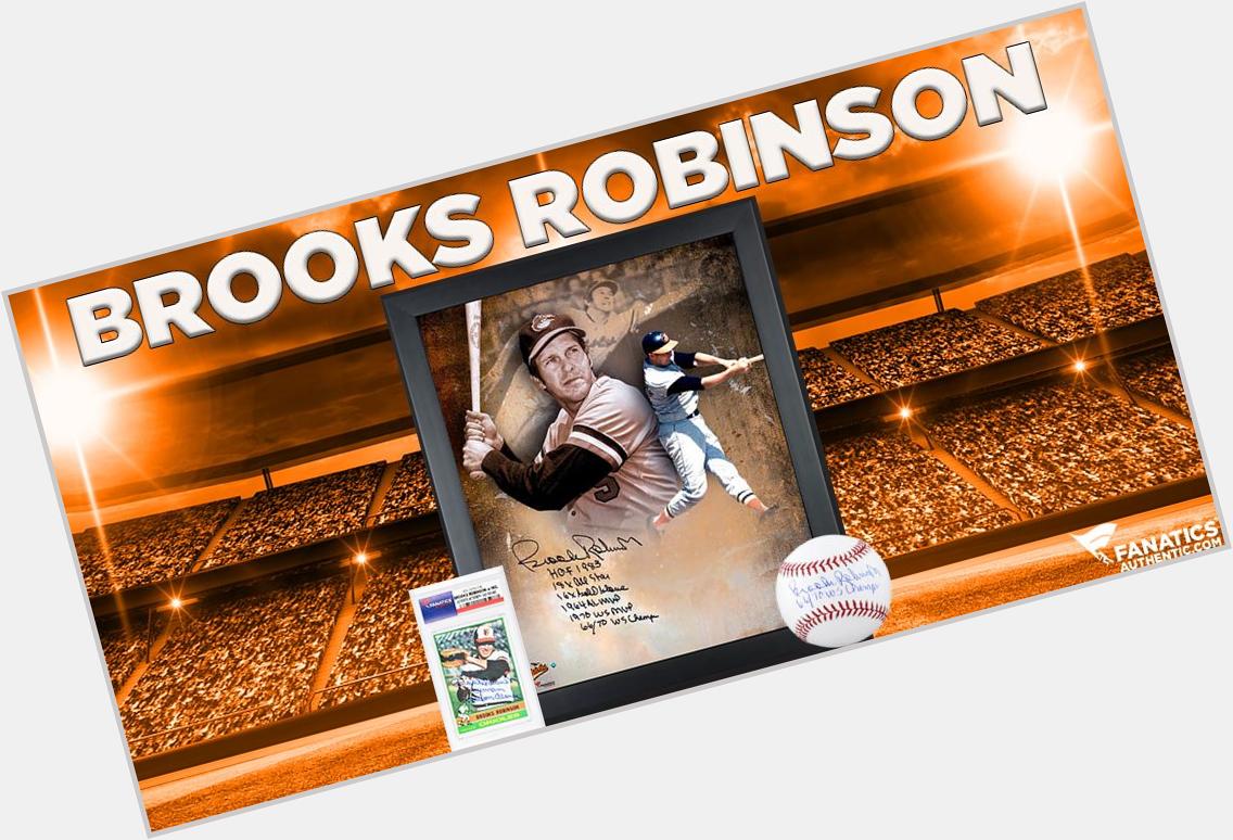 To wish the Human Vacuum Cleaner a Happy Birthday! legend Brooks Robinson turns 78 today»  