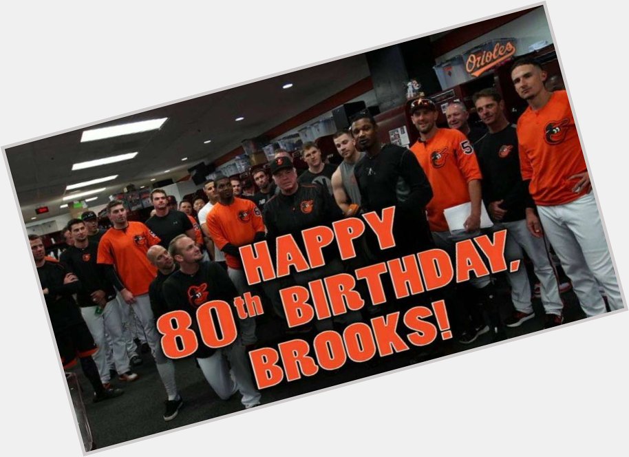 BAL O s sing Happy Birthday to Brooks Robinson  