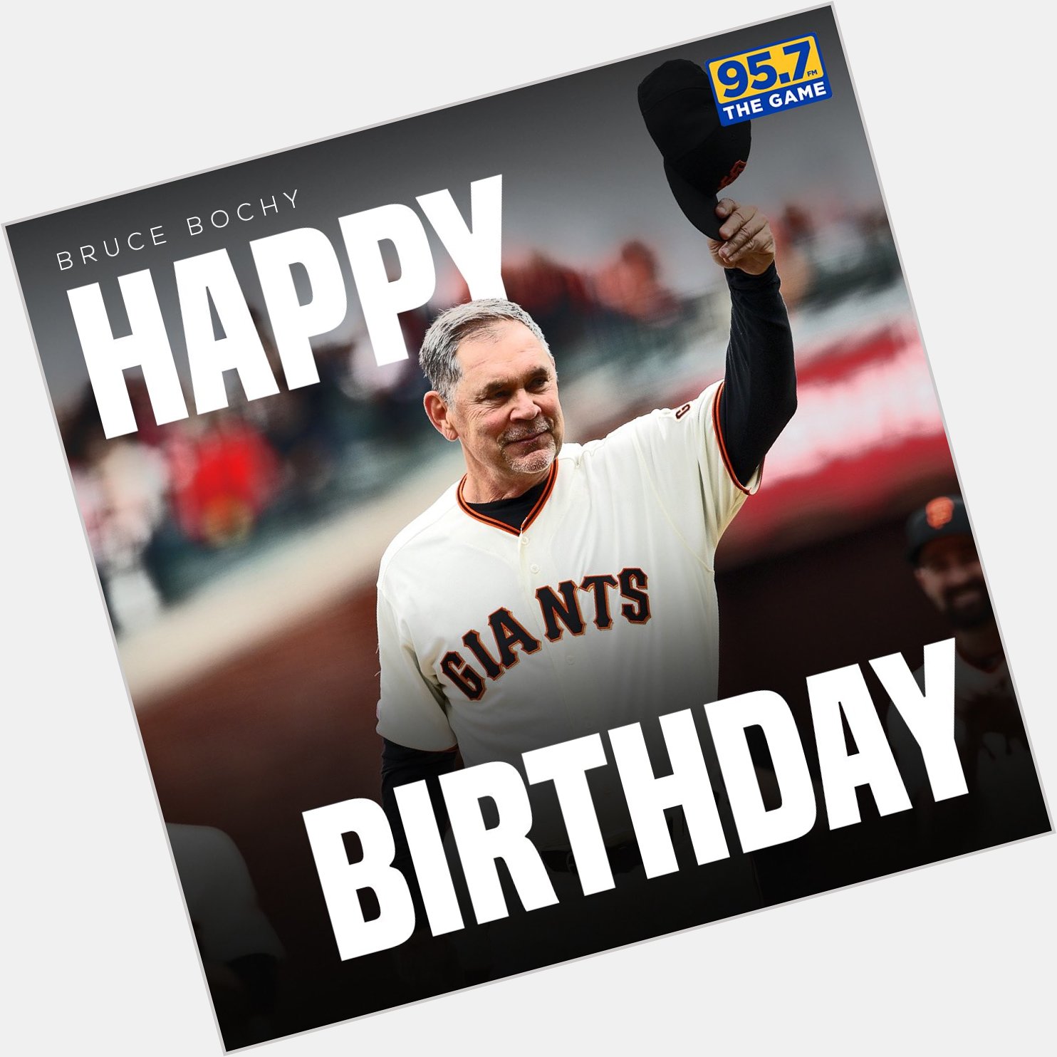 Happy Birthday to the one and only Bruce Bochy  