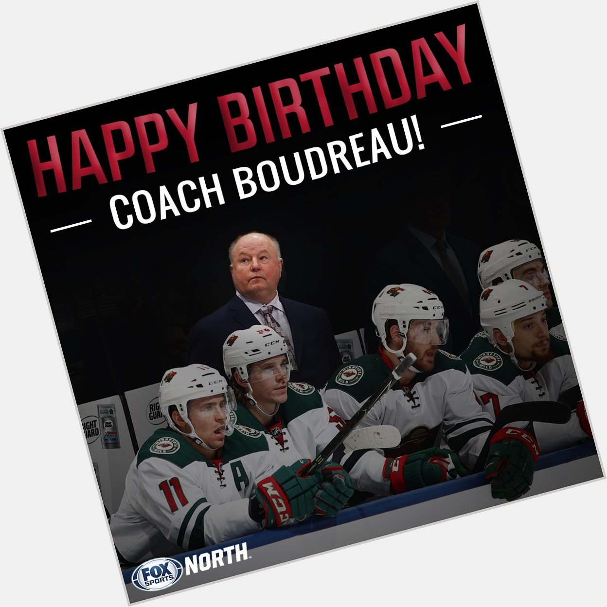 Happy birthday, Bruce Boudreau! The coach is having a great 1st year in the  