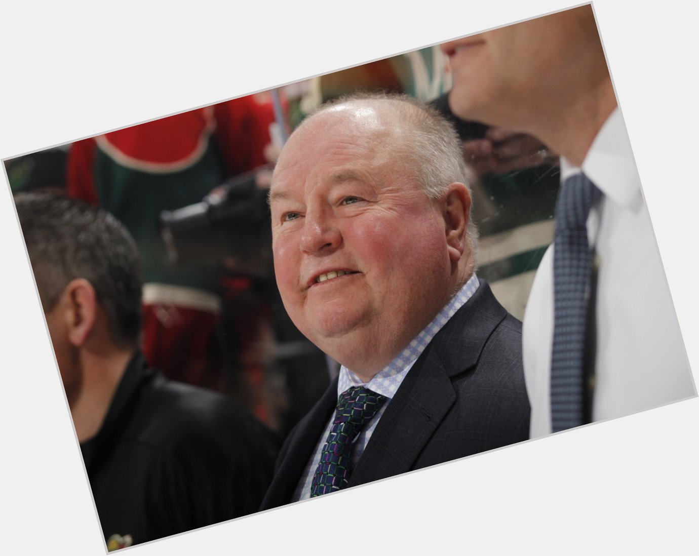 To wish Coach Bruce Boudreau a happy birthday  