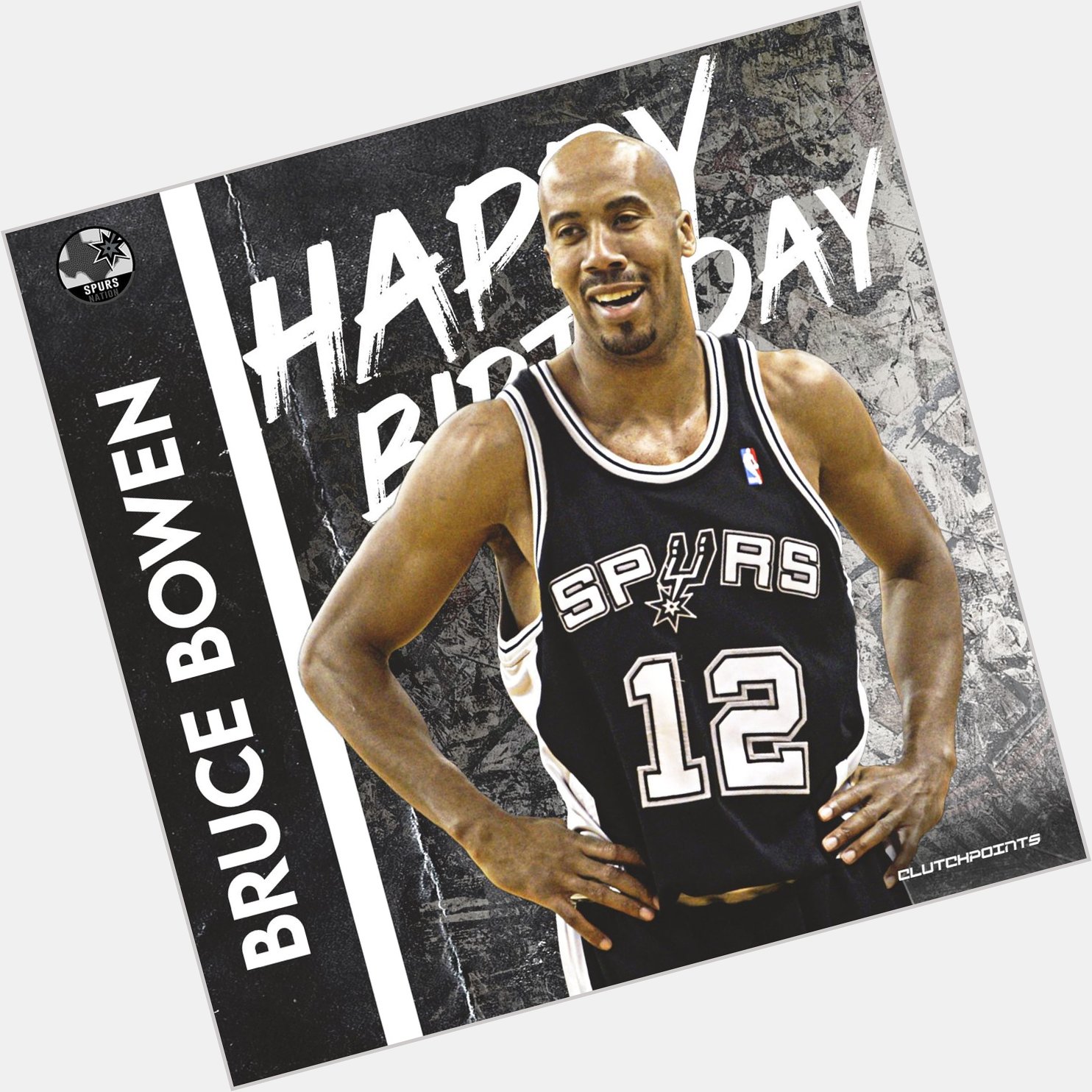 Spurs Nation, let\s all greet Bruce Bowen a happy 50th birthday!  