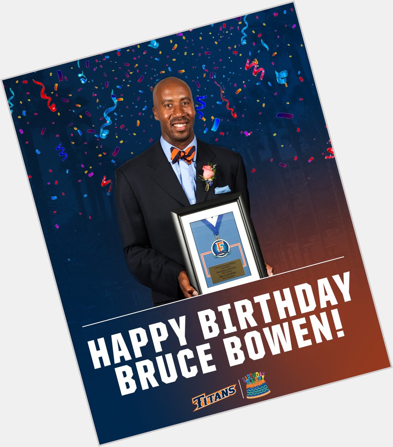 Happy Birthday to Titan Hall of Famer and NBA Champion Bruce Bowen!   
