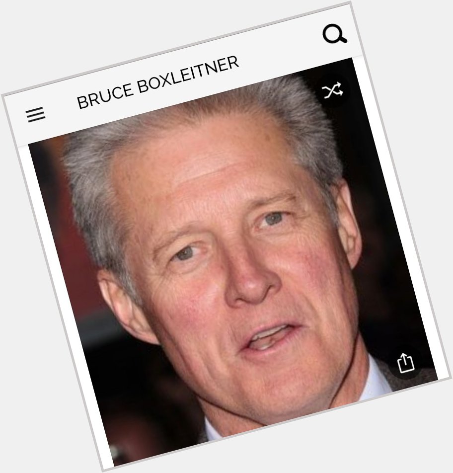 Happy birthday to this great actor.  Happy birthday to Bruce Boxleitner 