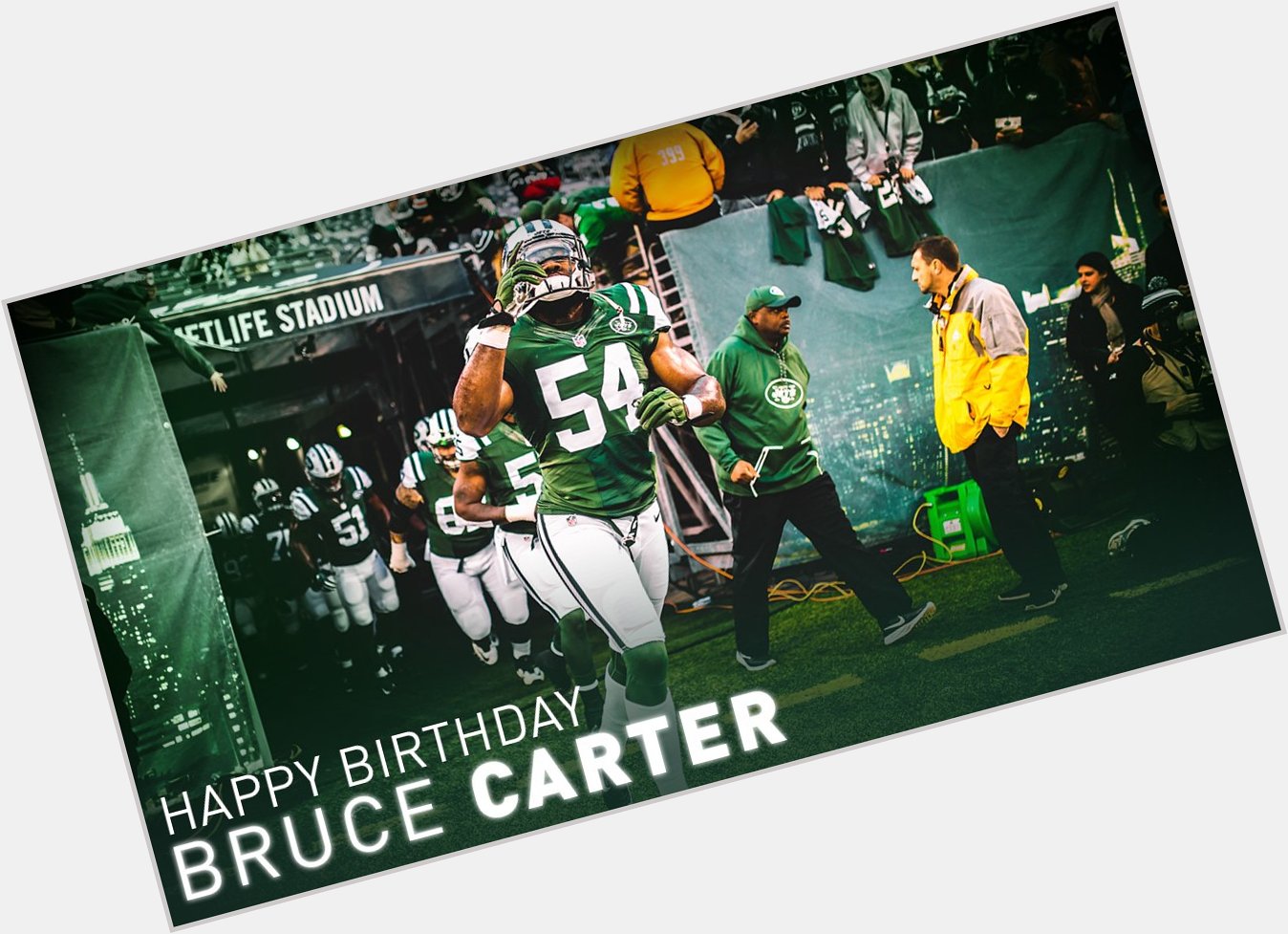 To wish LB Bruce Carter a happy birthday! 