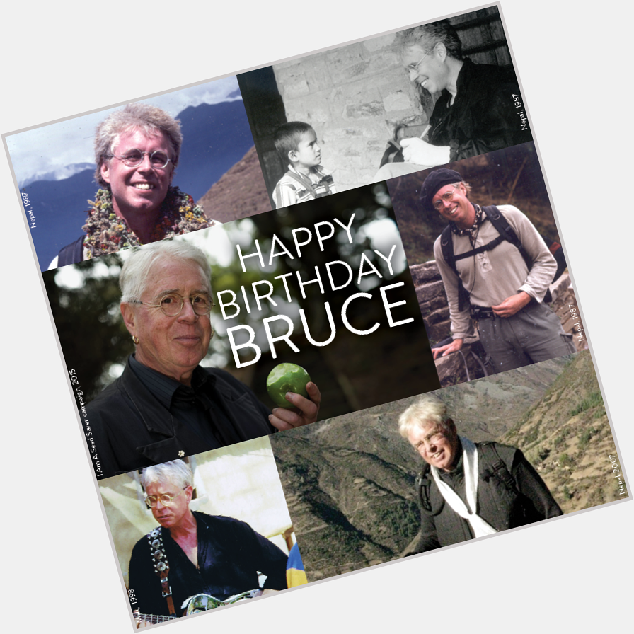 Happy birthday Bruce Cockburn! Thanks for 45 years of advocating for families+farmers.  