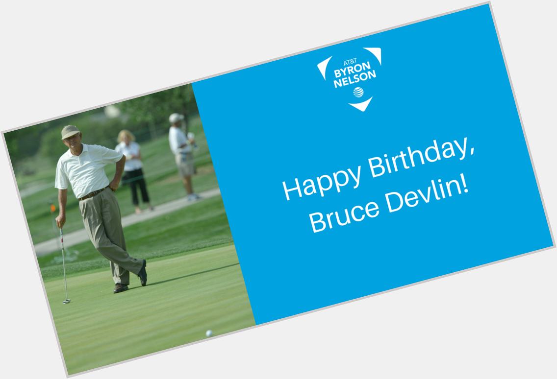 Happy birthday to our 1969 champion, Bruce Devlin. 