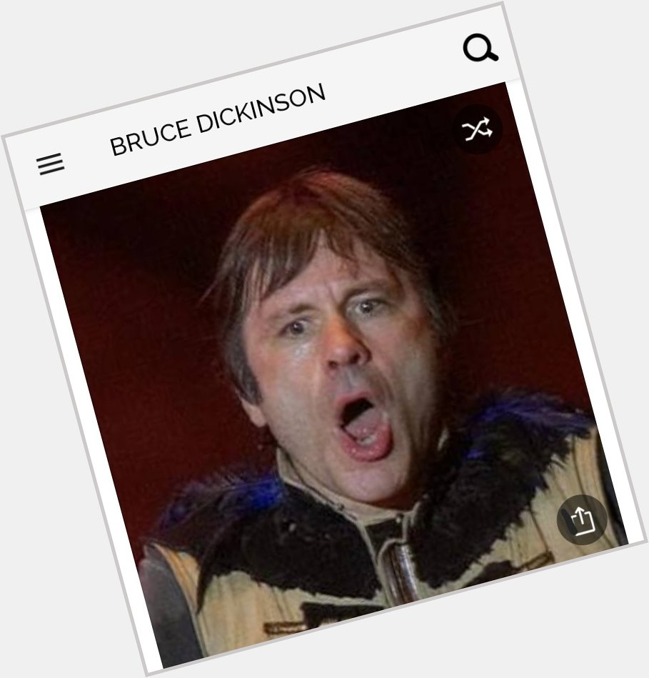 Happy birthday to this great singer who is the front man for Iron Maiden.  Happy birthday to Bruce Dickinson 