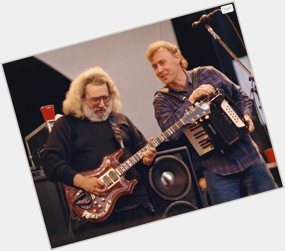 Happy birthday Bruce Hornsby! 
Bruce, with Jerry Garcia.

Photo: Robbi Cohn 