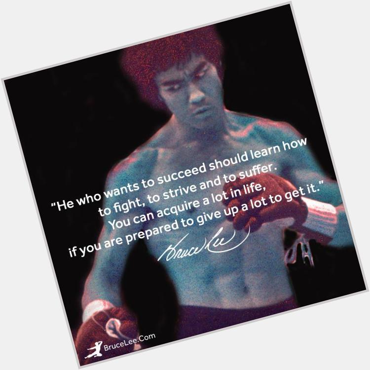 Happy birthday to Bruce Lee, the greatest martial artist to ever walk this planet 