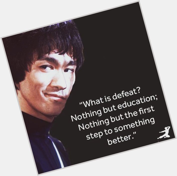 Happy 75th birthday to the late and great Bruce Lee. What a man.  