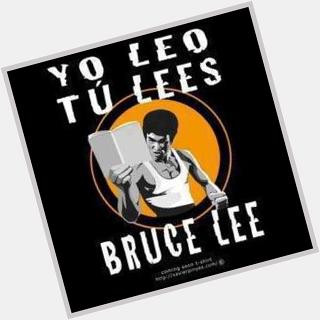 Happy Birthday Bruce Lee! Thanks for helping us remember how to conjugate \leer\ 