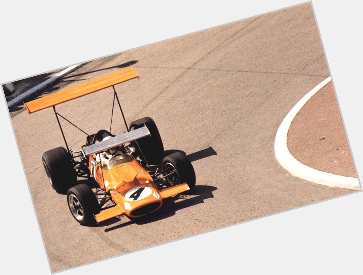 Happy Birthday Bruce. McLaren M7C, Monaco 1969. 