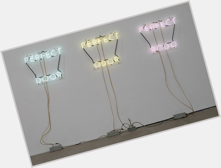 Themuseumofmodernart: Happy birthday to Bruce Nauman, whose 40-year career will be the subject of a MoMA retrospect 