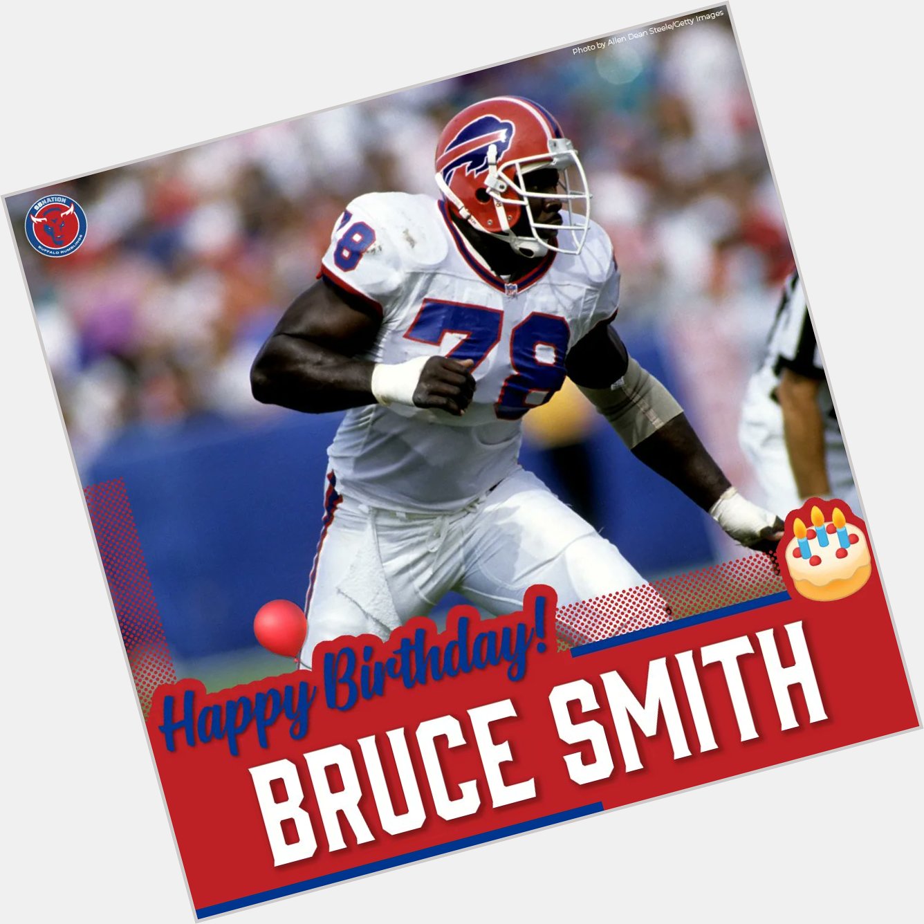 Happy birthday to Bills legend and NFL Hall of Fame member, Bruce Smith! 