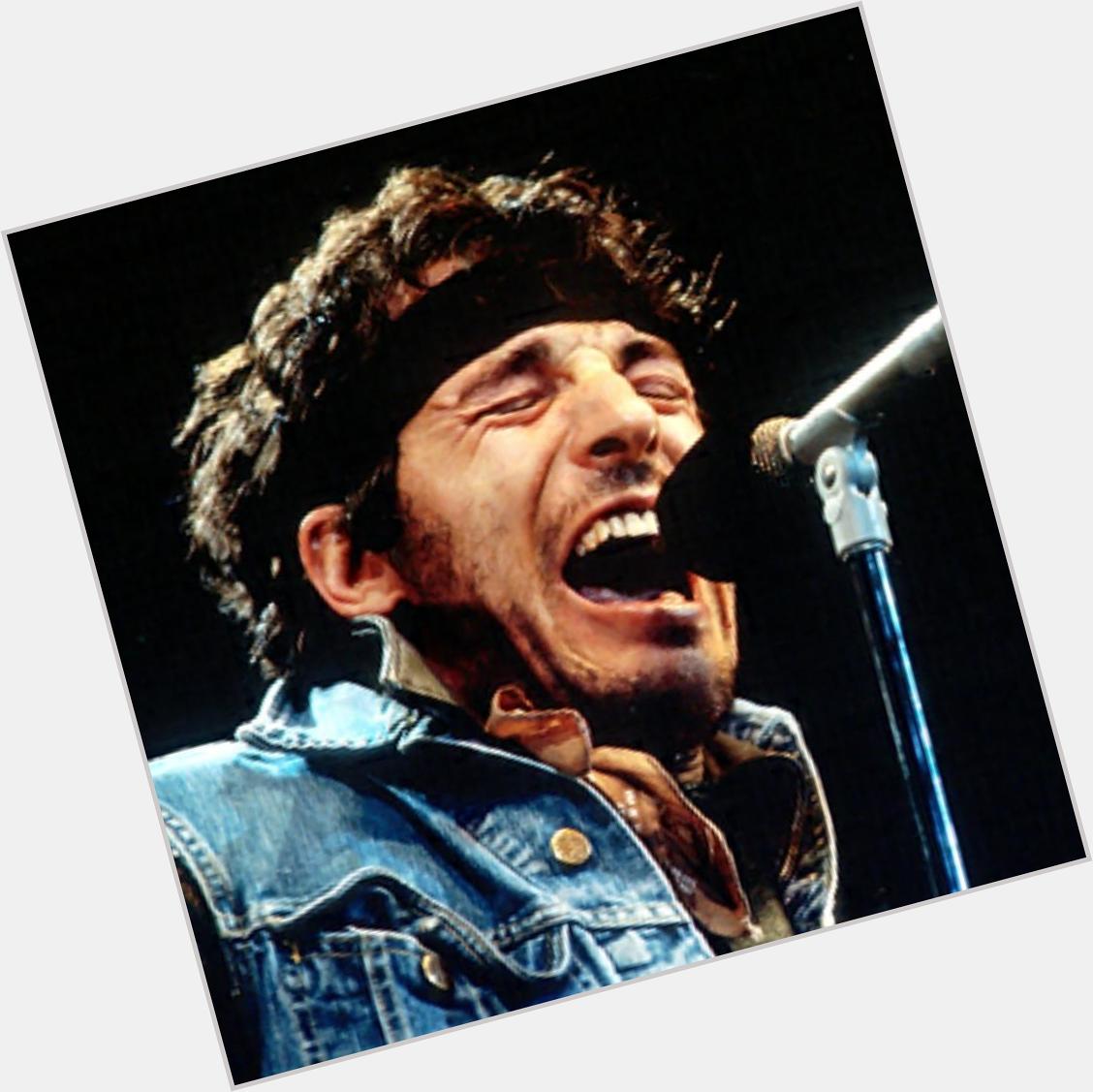 Happy birthday Bruce Springsteen - 66 today.    