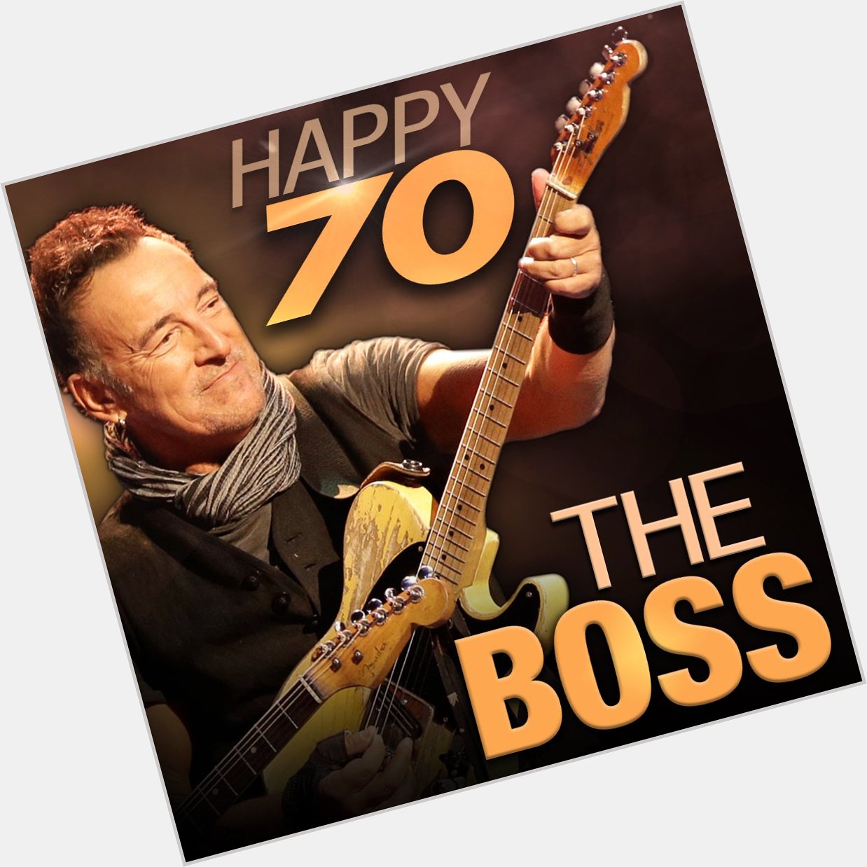 HAPPY BIRTHDAY: Bruce Springsteen turns 70 today!  