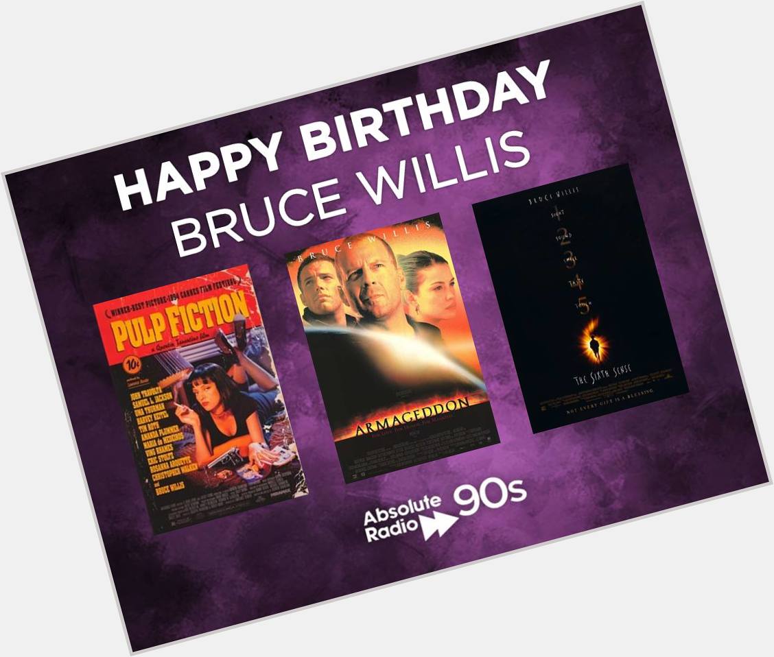 Happy Birthday 90s film legend Bruce Willis! 