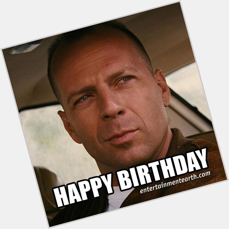 Happy 60th Birthday to Bruce Willis of Pulp Fiction ! Shop Collectibles:  